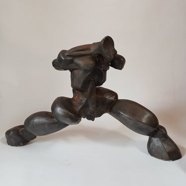 Abstract Cold Cast Sculpture of a Man