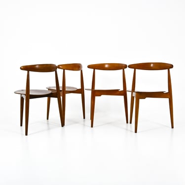FH4103 dining chairs by Hans J. Wegner for Fritz Hansen, 1950s, set of 4 