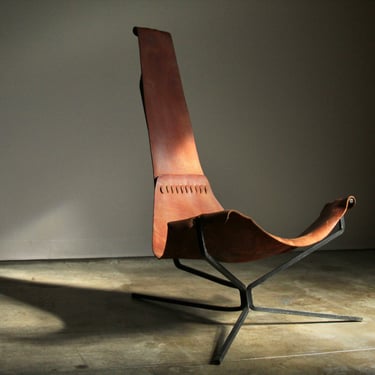 Daniel Wenger Early "Lotus" Lounge Chair, 1970s