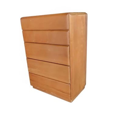 Russel Wright Stardust 5 Draw Highboy Dresser 