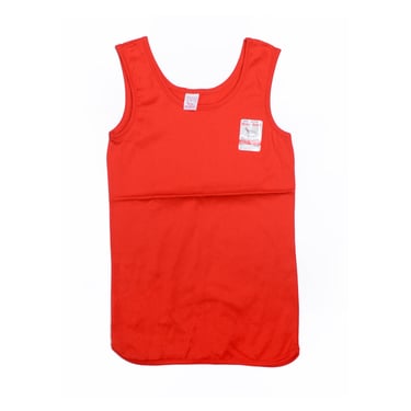 Deadstock 70's TODDLERS Buster Brown Red Tank Top Sz 12 