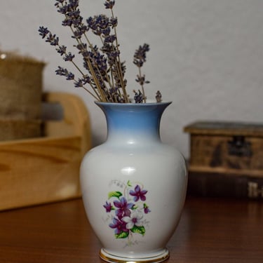 Vintage China Vase | Mid-century Hollohaze Porcelain Vase | Hungarian Porcelain | 70’s Porcelain Vase | Vintage Home Decor | Gift for her 