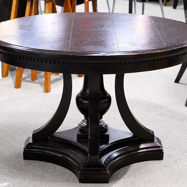 Restoration Hardwarel St. James 48" Black Round Dining Table
