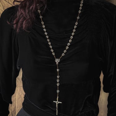 Vintage Crystal Rosary