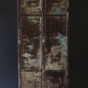 SOLD. Industrial Vintage Locker 