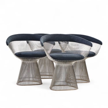 Warren Platner for Knoll Mid Century Dining Chairs - Set of 4 - mcm 
