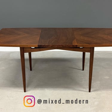 Walnut Mid Century 72” Dining Table 