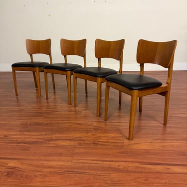 Vintage Mid-Century Dining Chairs Set of 4