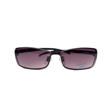 Vintage Y2K Square Purple Tint Sunglasses 