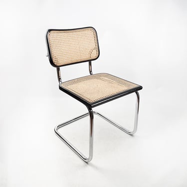 B32 or Cesca chair, designed by Marcel Breuer in 1928. 