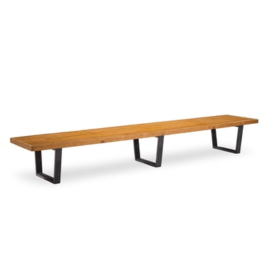 George Nelson for Herman Miller Mid Century Long Slat Bench - mcm 