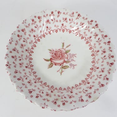 Vintage Johnson Brothers Rose Bouquet Fruit Bowls - Set of 4 Pink Rose Bouquet Johnson Brothers Small Bowls 