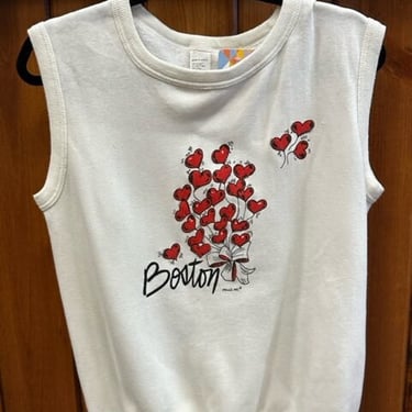 Vintage Sweater Sleeveless Boston Hearts 