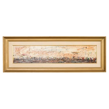 Pascal Cucaro Oil Board Midcentury Painting