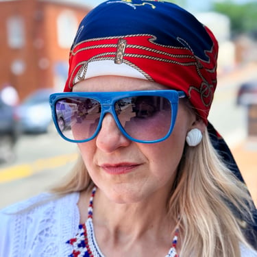 Vintage Blue Opti-Ray Sunglasses