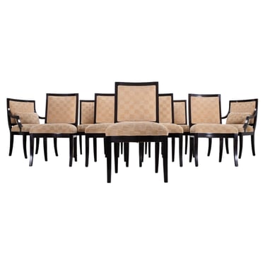 Set of Ten Sally Sirkin for J. Robert Scott Tuscany Dining Chairs