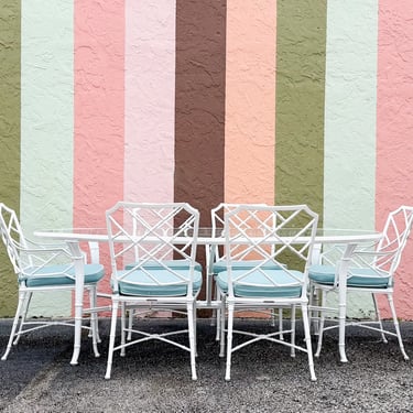 Brown Jordan Outdoor Dining Table Set
