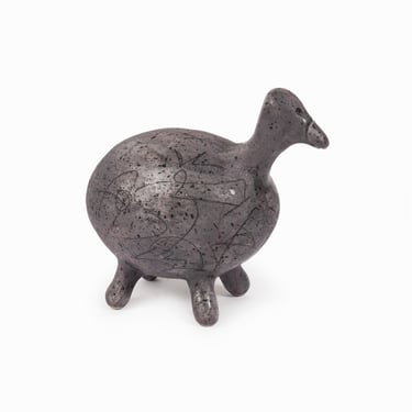 Aaron Becker Ceramic Sculpture Purple Animal Creature Mid Century Modern Vintage 