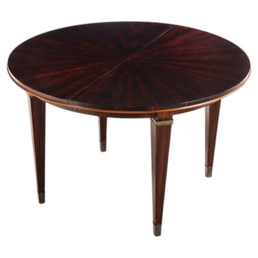 André Domin & Marcel Genevrière for Maison Dominique Macassar Ebony Dining Table