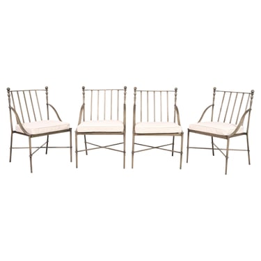 Set of Four Michael Taylor Montecito Patio Garden Dining Chairs