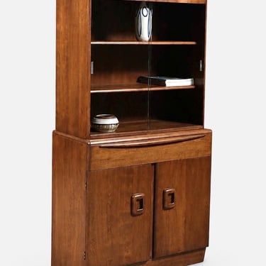 Mid-Century Modern “Encore” Bookcase Cabinet by Heywood Wakefield, c.1950’s 