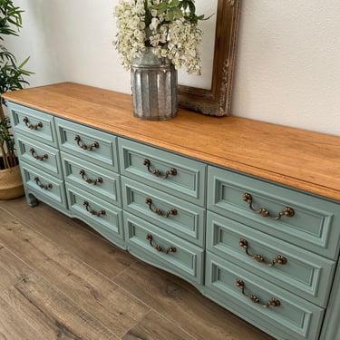 Vintage French Country Dresser Credenza by Drexel *Local Pick Up Only 