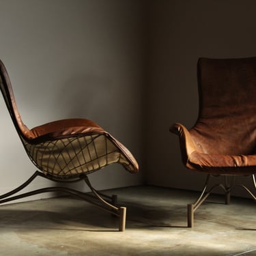 Early Pair of Capricorn Lounge Chairs by Vladimir Kagan, 1950s