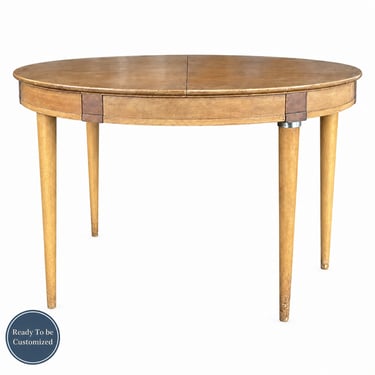 43.5"-79.5" Unfinished Walter of Wabash Vintage Dining Table #08256