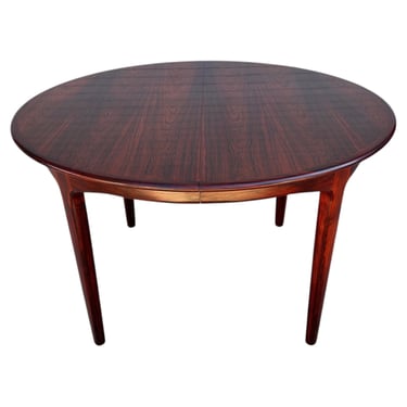Henning Kjaernulf Rosewood Dining Table with 2 Leaves
