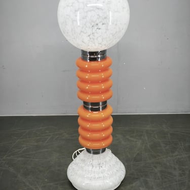 Carlo Nason Mazzega Murano Glass Floor Lamp Space Age Italian Vintage Lighting 1970s 