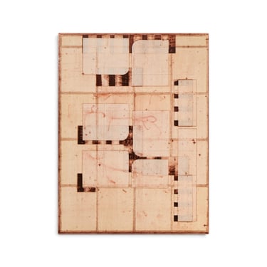 Michael Kessler Teleology Mid Century Mixed Media on Canvas - mcm 