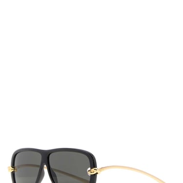 Bottega Veneta Women Black Acetate Knot Sunglasses