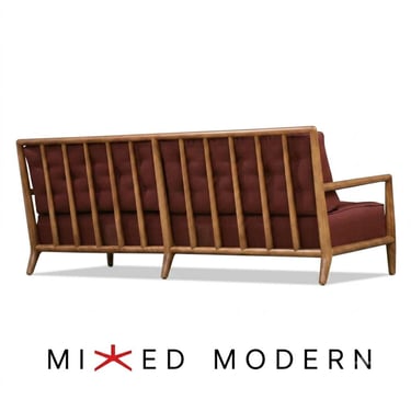 Refinished T.H. Robsjohn Gibbings for Widdicomb Sofa 