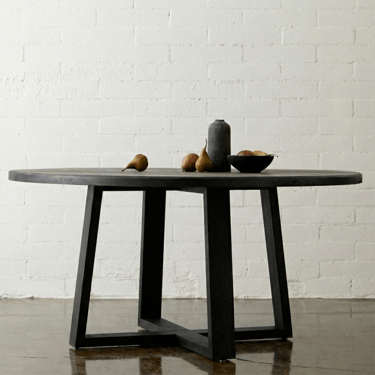 Reclaimed Oak Round Dining Table