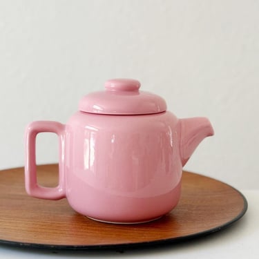 ceramic soft pink ceramic teapot 