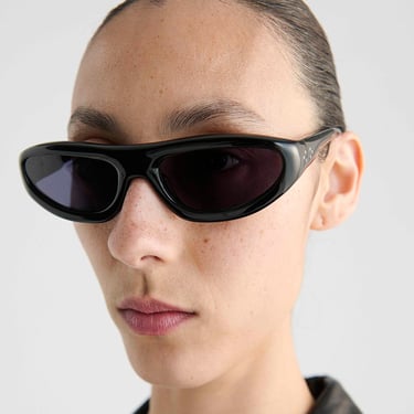 Port Tanger Uns Sunglasses, Black/Black