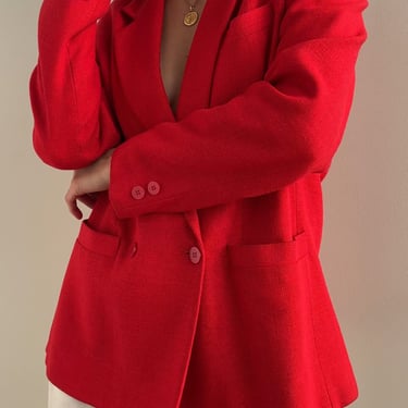 Vintage Candy Apple Viscose Blazer