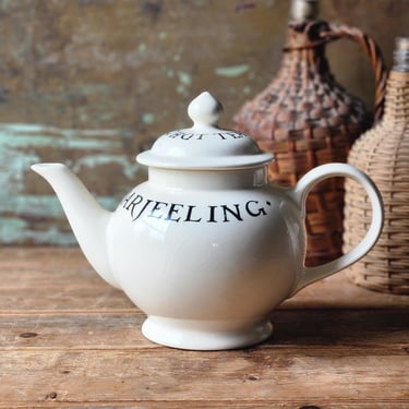 Emma Bridgewater Black Toast & Marmalade teapot Darjeeling Earl Grey 4.5 cup PLEASE READ DESCRIPTION 