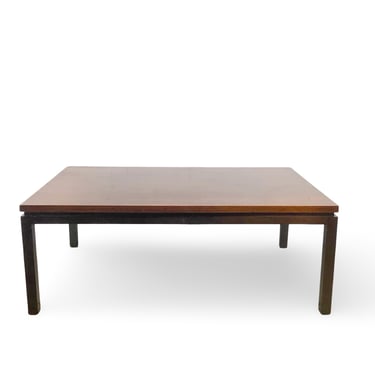Vintage Mid Century Coffee Table | Milo Baughman Style | Minimalist Architectural Cocktail Table 