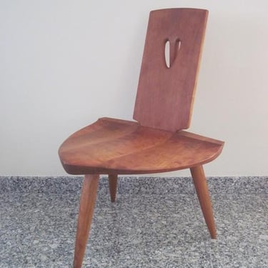 Sculptural Lounge Chair, Accent Chair, Wood chair 
