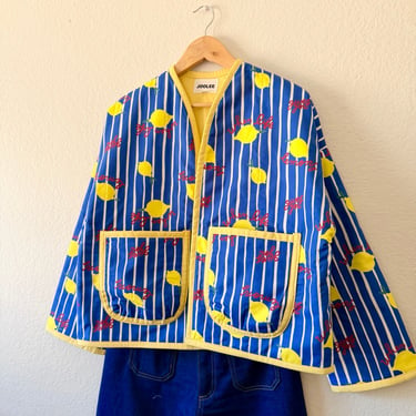 Blue lemon quilting jacket