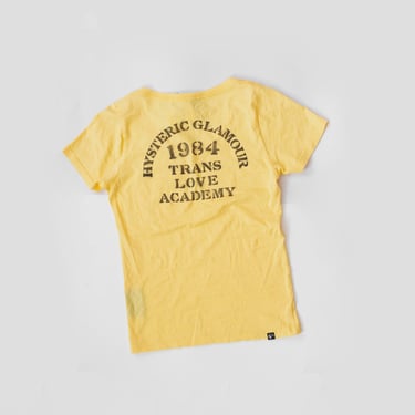 Y2K Hysteric Glamour Trans Love Tee / Vintage Japanese Scoop neck T-Shirt 