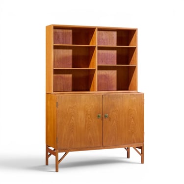 Børge Mogensen Model A232 Mid Century Danish Oak China Cabinet Credenza Hutch - mcm 