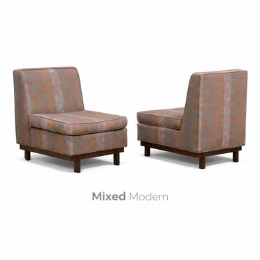 Frank Lloyd Wright Taliesin Slipper Lounge Chairs - A Pair 