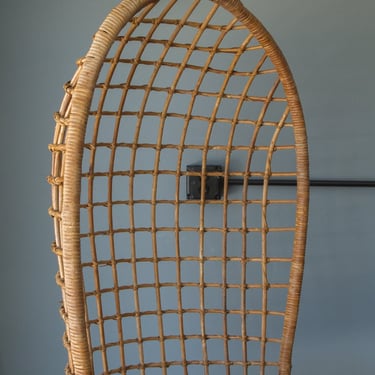 Vintage Bamboo Hanging Chair with hook 