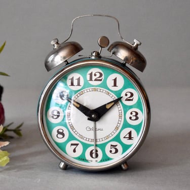 Vintage USSR Alarm Clock Sevani Clock Table Decor Vintage Home Decor Soviet Clock 