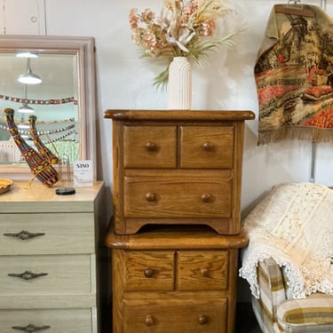Solid Oak Nightstand / $140 each