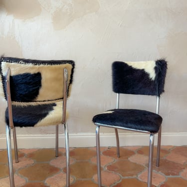 Industrial Cowhide Chairs (Priced individually)