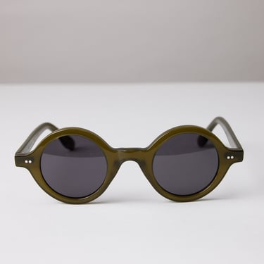 New York Eye_rish, Greystones. Green Frame with Grey Lenses 