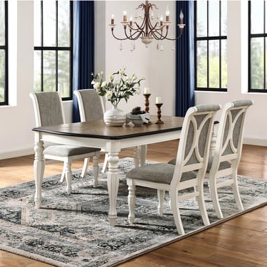 Winners Only Sireci Rectangular 74 x 42 Almond/Wheat Dining Table FFE-1218
